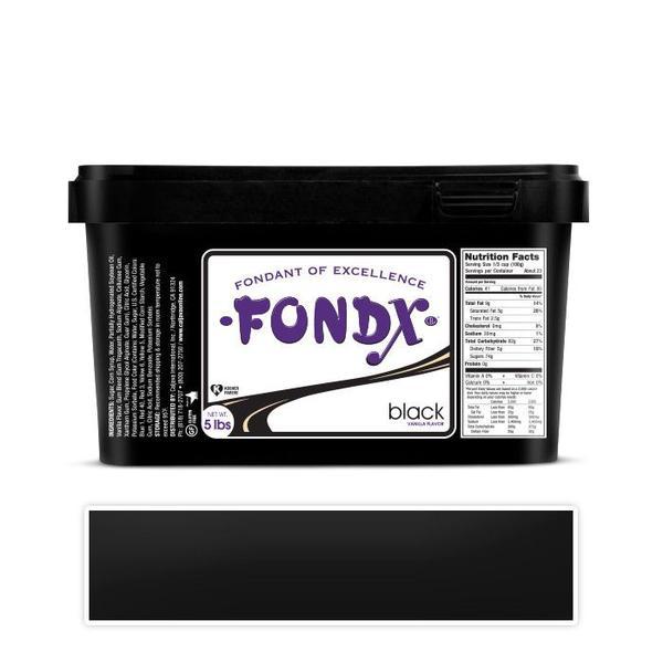FondX Rolled Fondant - Black — FONDX